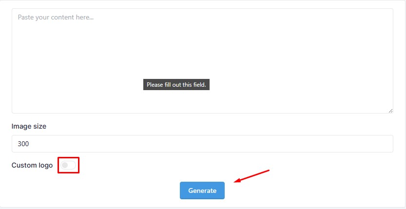 QR Code Generator - SEO Converter