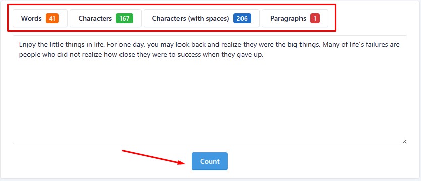 Word Box Counter Word Counter - SEO Converter